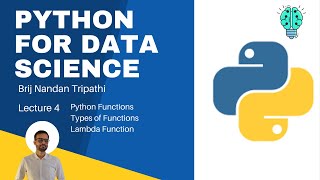 4 Python Functions | Types of Functions | Lambda Function