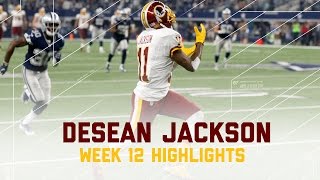 DeSean Jackson Racks Up 118 Yards & 1 TD | Redskins vs. Cowboys | NFL Week 12 Player Highlights