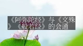 【人间修行录】 《阿弥陀经》与《文殊》《般若经》的会通