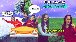 PUTUJEMO NA ZIMOVANJE 🤣 Ko je izgubio opkladu? IMA ili NEMA SNEGA? ✨ U PRAVU SI ✨#upravusi