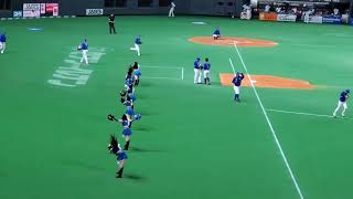 20220318　ﾌｧｲﾀｰｽﾞｶﾞｰﾙのﾀﾞﾝｽﾊﾟﾌｫｰﾏﾝｽ［4回表終了後］北海道日本ﾊﾑﾌｧｲﾀｰｽﾞ主催試合　@札幌ﾄﾞｰﾑ［ｵｰﾌﾟﾝ戦］ﾋﾞｼﾞﾀｰ外野