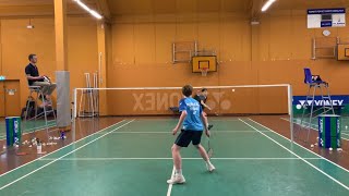 Gentofte Badminton BS U15 E Aapo PUHAKKA vs Julius VIET NGUYEN JENSEN