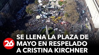 Comienzan las movilizaciones a Plaza de Mayo en respaldo a Cristina kirchner