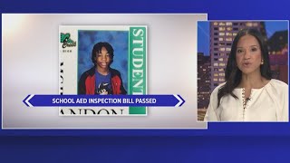 AED school bill heads to governor