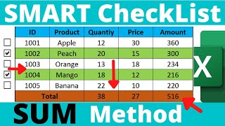 Create Interactive Checklist In Excel