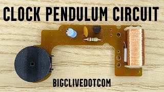 Classic simple clock pendulum circuit
