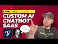 Creating Custom AI Chatbot SAAS in 6 minutes [No Code + Free]