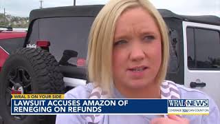 Lawsuit accuses amazon of reneging on refunds