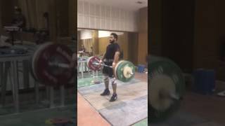 Vikas Thakur  weightlifter 170 kg clean pull + hang clean \u0026 jerk