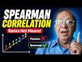 Spearman Rank Correlation Made Simple | SPSS + Python | Non-Parametric Correlation