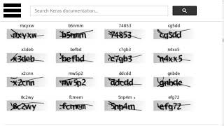 OCR model for reading Captchas