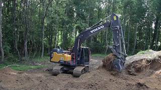 Grading Off A House Lot And Driveway Install