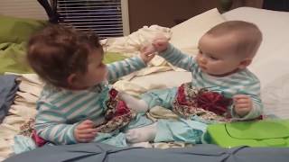 FUNNY TWINS BABY FIGHT ARGUING OVER EVERYTHING | Funny Babies and Pets