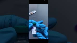 Drawing up a vaccine
