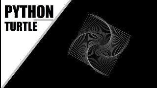 Python Turtle - Draw 3D Square Design in Python Turtle Graphics | 3D Square Pattern By #BKTutorial