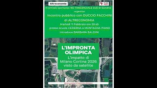 20250211 Montagna in Valtellina - L'Impronta olimpica - incontro pubblico con Duccio Facchini