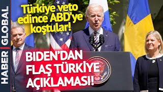 İsveç ve Finlandiya Liderleri Beyaz Saray'da! ABD'den Flaş Türkiye Mesajı