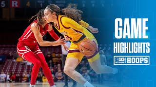 Rutgers at Minnesota | HIGHLIGHTS | Big Ten Women's Basketball | 01/08/2025