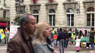 Kurdish Peace March in to Avignon France