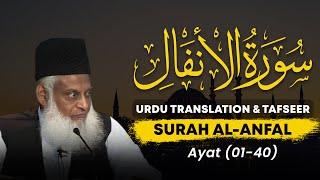 Surah Anfal (Ayat 01 - 40) Tafseer By Dr Israr Ahmed | Bayan ul Quran By Dr Israr Ahmad