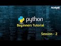 Python Tutorial for Beginners Part 2 | Python Programming Tutorial | Python Basics
