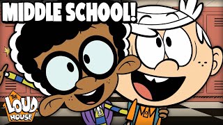 Lincoln & Clyde Go to Middle School! 😱 | "Middle Men" Full Scene | The Loud House