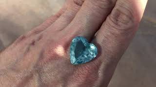 Natural Aquamarine 13.21 carats Outdoor1