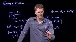 Half the Force - What's the Acceleration? | Physics with Professor Matt Anderson | M5-08