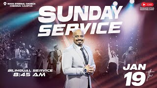 🔴 LIVE | Rock Eternal Church | Bilingual Service | January 19th 2025 | 08:45 AM | Ps.REENUKUMAR