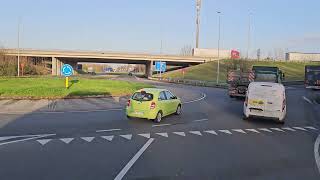 326 4K POV Real Truck Driving MAN TGX 510 Belgium Mouscron to Ieper