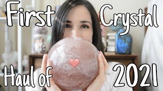 I'm back! First crystal haul of 2021! Statement crystals and rare beauties!