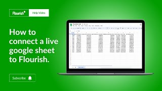 How to connect a live google sheet to Flourish