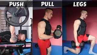 PUSH PULL LEGS - KOMPLETAN TRENING PROGRAM ZA MISICNU MASU