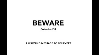 Beware - Lesson 6 - Revised