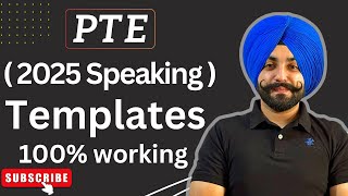 PTE Speaking new templates 2025 Describe Image and Retell Lecture ( Gurwinder Sir )