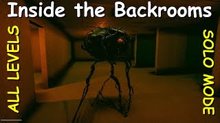 Inside the Backrooms (ALL LEVELS + ENDING) Walkthrough Gameplay [SOLO Mode]