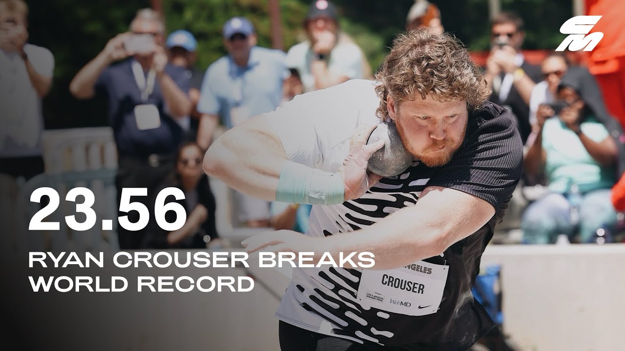 Ryan Crouser Breaks World Record In Shot Put At Los Angeles Grand Prix ...