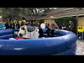 joey riding the mechanical bull at civo navigate north america