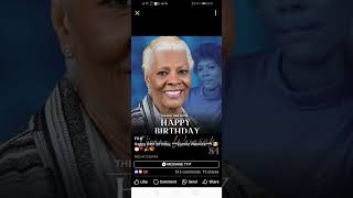 Happy 84th birthday Dionne Warwick.