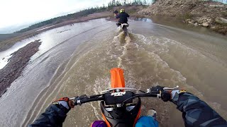 KTM SX250 2T - Honda CR250R 2T \u0026 Honda CRF250R - Trails Cruising