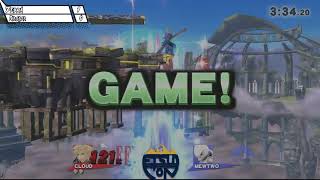 ETSU-Con 2018 - Wii U Singles - Nagisa (Mario, Cloud) VS Zebra (MewTwo) - Losers Quarters