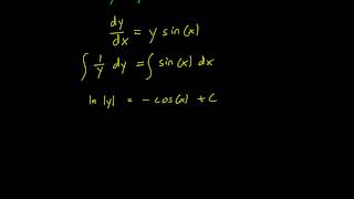 1.4 Separable equations example