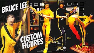 BRUCE LEE Custom FIGURES from Bruce Lee Collector Glynn Darbyshire!