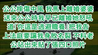 公公摔傷中風 我馬上離婚婆婆送來公公時我早已離婚她怒吼道「你這是逃避贍養」把我告上法庭要讓我身敗名裂 不料老公站出來貼了張四口照片 #心書時光 #為人處事 #生活經驗 #情感故事 #唯美频道 #爽文