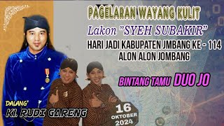 #LIVE KI RUDI GARENG / BT JOKLITHIK JOKLUTHUK  Lakon SYEH SUBAKIR  16 OKTOBER 2024 ALON ALON JOMBANG