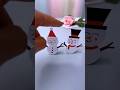 Snowman decoration craft #diy