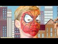 awesome spider man face paint marvel face paint for kids funtastic tv