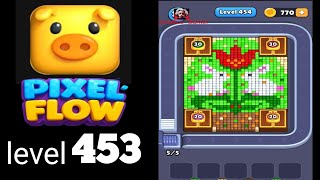 Pixelflow level 453 Guide Walkthrough Solution