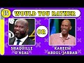 NBA Edition Shocking Would You Rather Questions!
