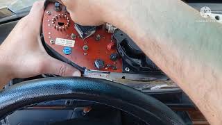 Mercedes w124 remove dashboard نزع طابلو مرسيدس